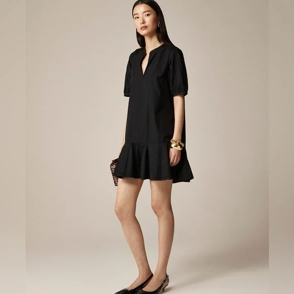 NWT J.Crew Delilah dress in cotton poplin - Picture 2 of 4